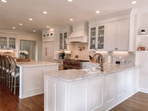 All White Marble Kitchen Renovation