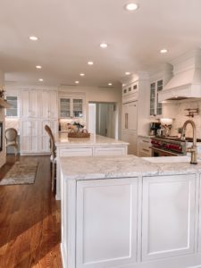 Carrara Marble White Kitchen