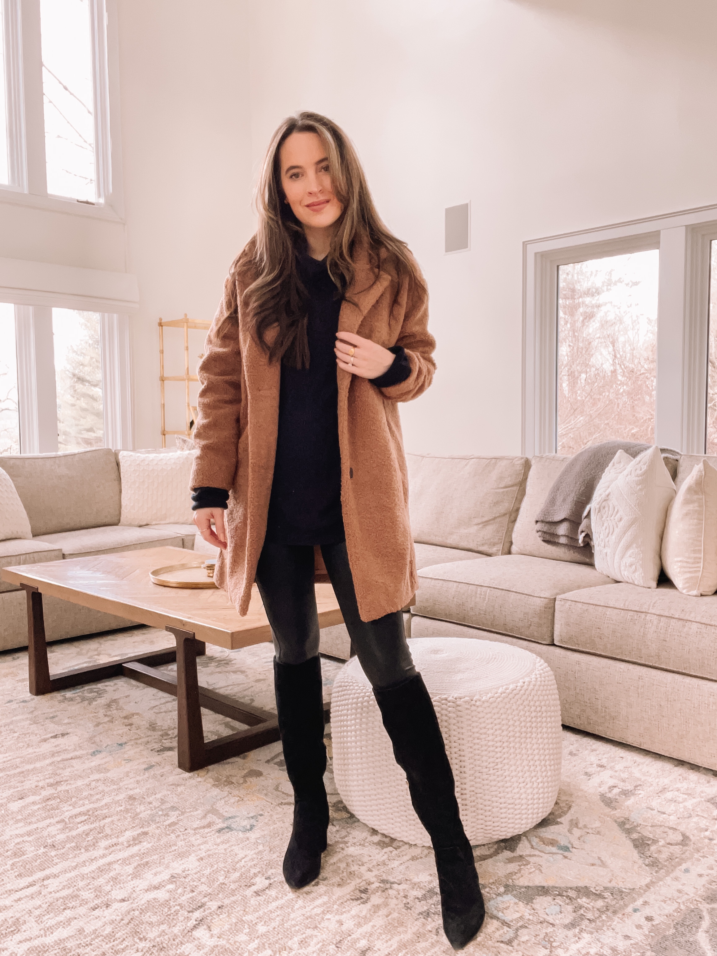 7 Ways to Style Spanx Faux Leather Leggings - Oh So Glam