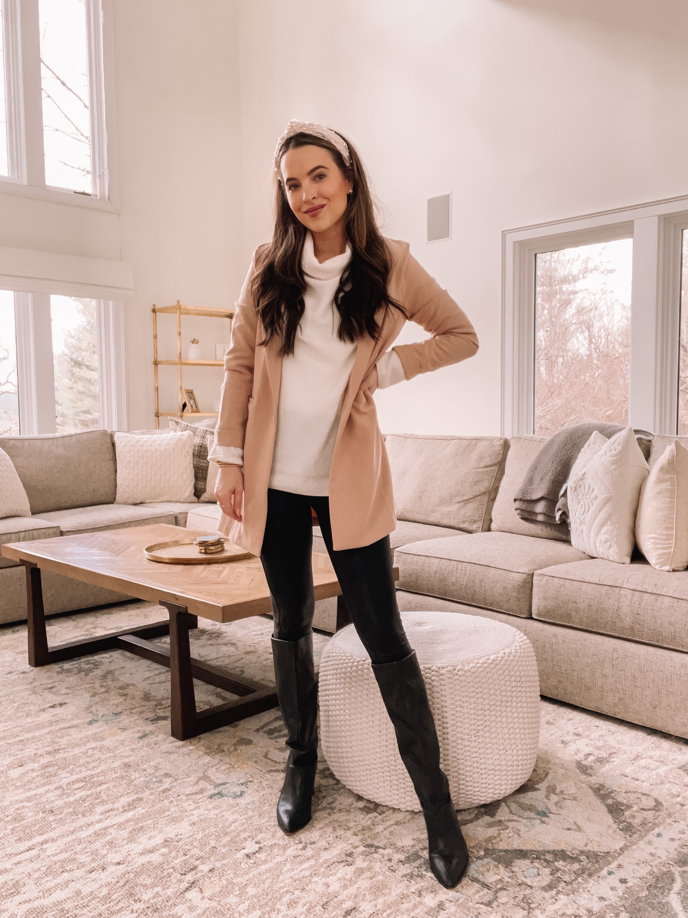 7 Ways to Style Spanx Faux Leather Leggings - Oh So Glam