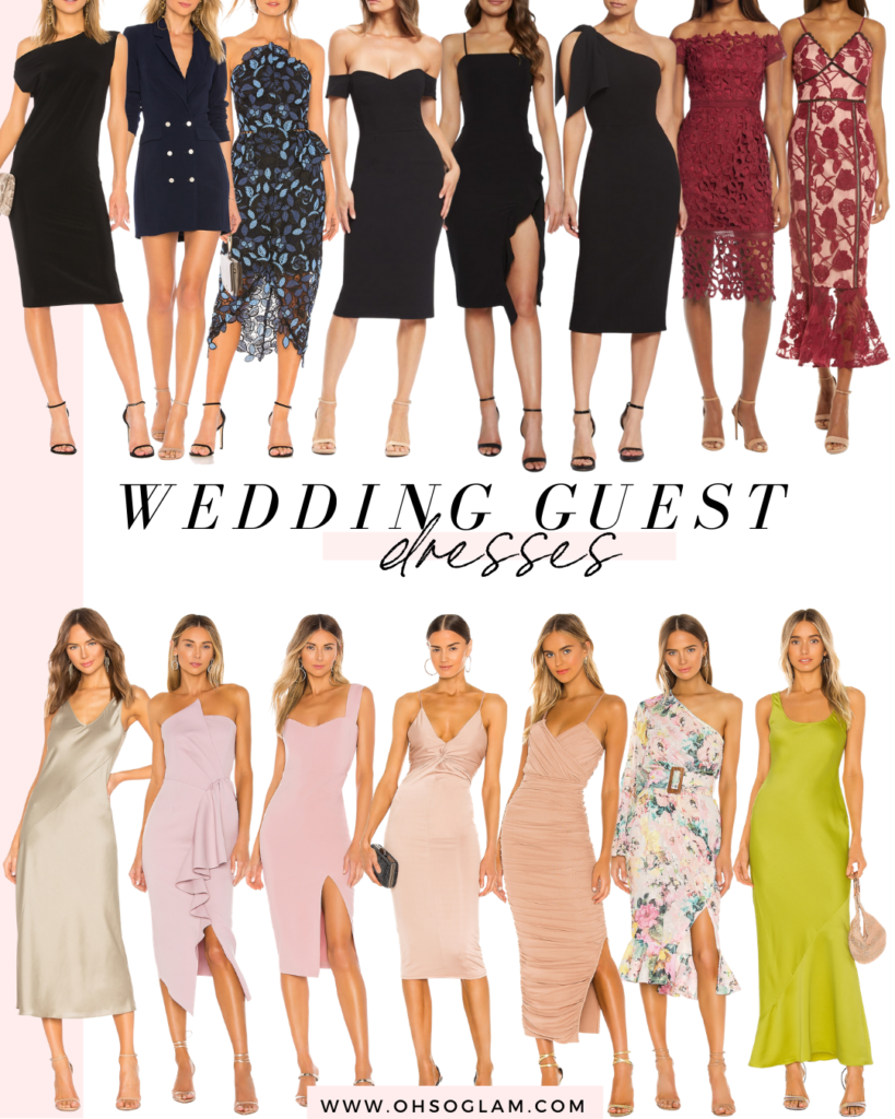 black tie wedding guest outfit