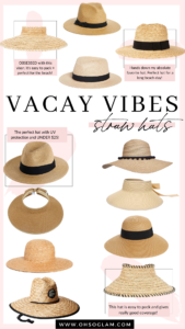 Vacation Straw Hats