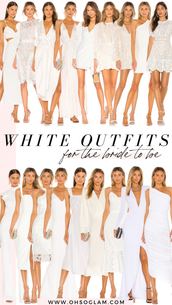 White Outfits for the Bride