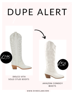 Affordable White Tall Cowboy Boots
