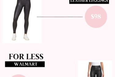 Look for Less - faux leather leggings